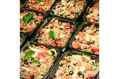 Image Prepackaged food Black